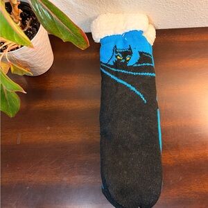 Batman Slipper Socks One Size Fits All